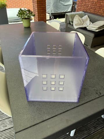 3x opbergdoos lekman ikea voor kallaxkast, Ophalen, Doos, Minder dan 35 cm, Minder dan 50 cm