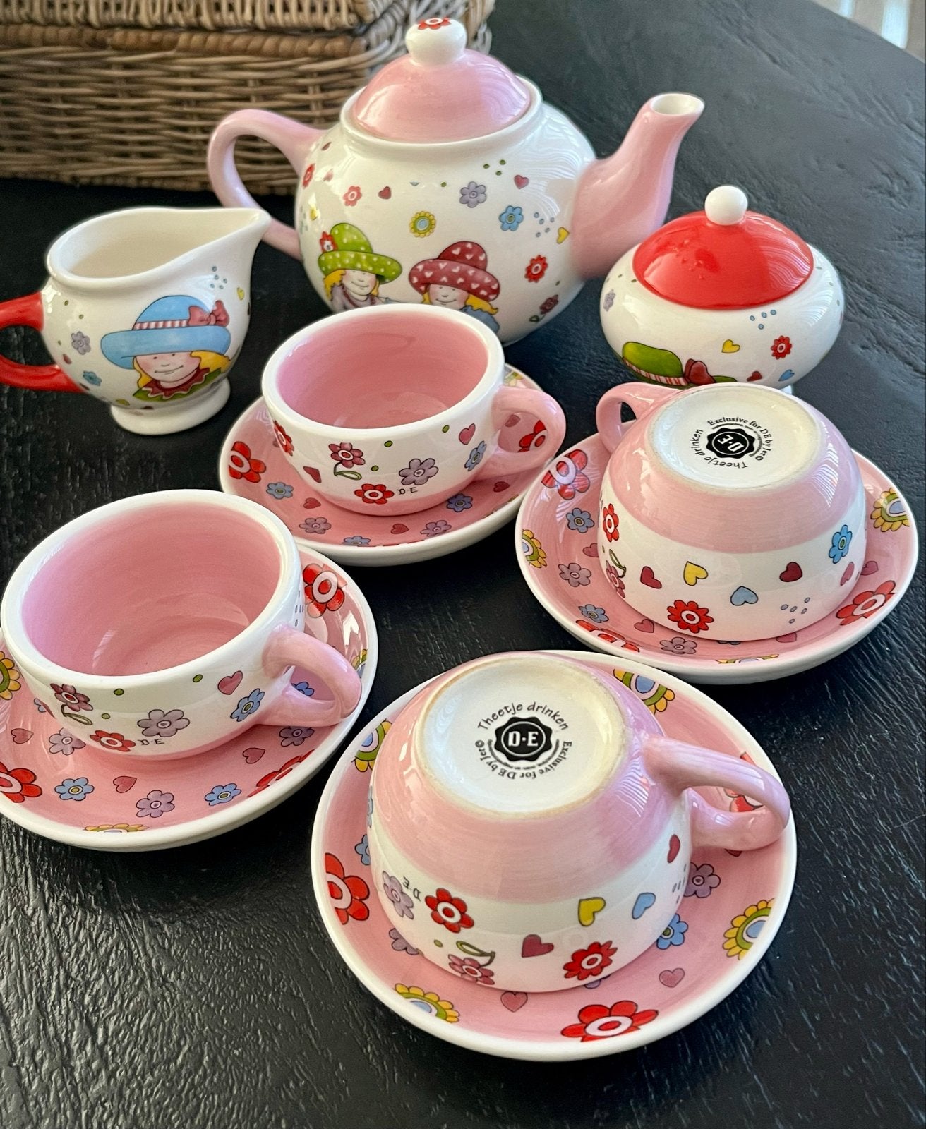 Douwe Egberts Theetje Drinken Kinderservies - Nieuwstaat, Overige merken, Verzenden, Keramiek, Nieuw