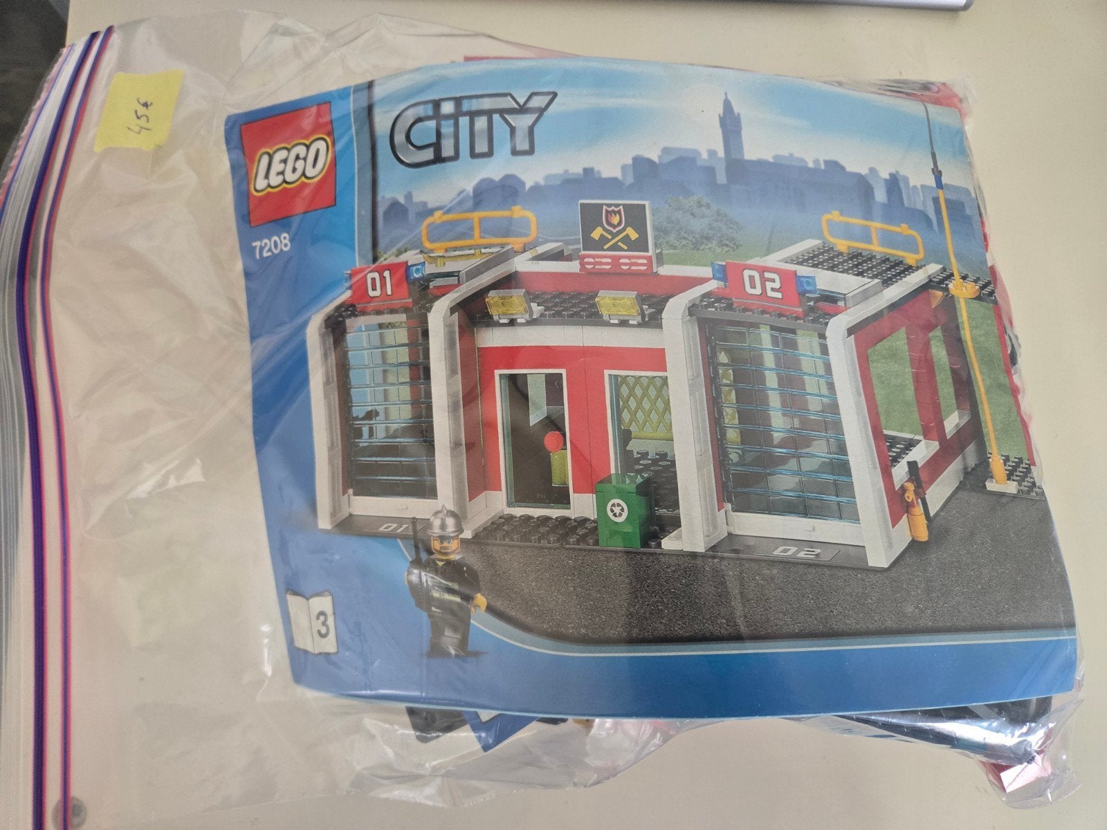 Lego City Brandweerkazerne 7208, Kinderen en Baby's, Lego, Ophalen of Verzenden, Inclusief instructies, Complete set