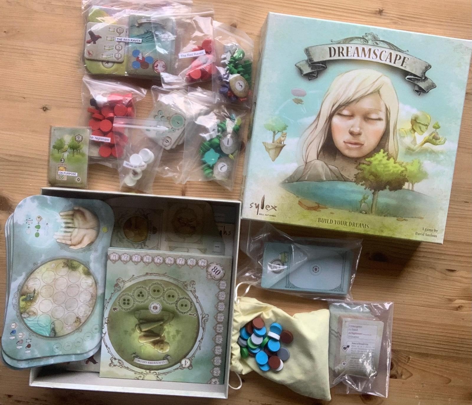 Dreamscape Bordspel - Bouw je Dromen, Een of twee spelers, Ophalen of Verzenden, Zo goed als nieuw, Sylex