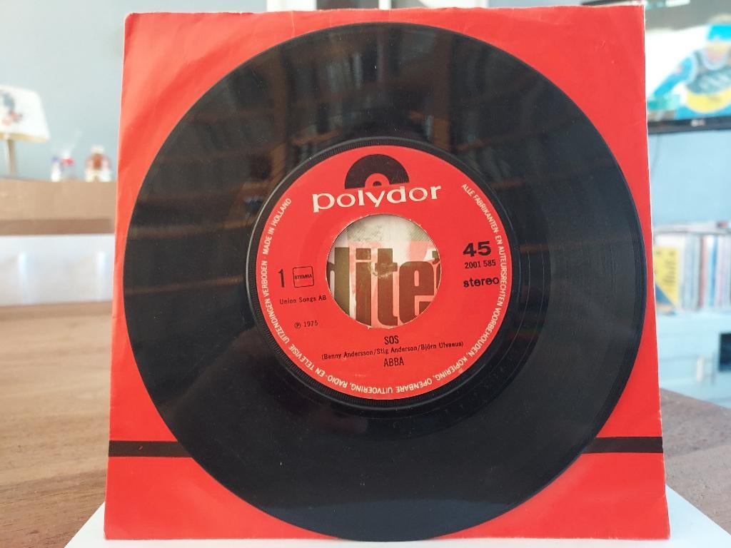 7" Single Abba - S.O.S. / Man In The Middle, Cd's en Dvd's, Vinyl Singles, Ophalen of Verzenden, Gebruikt, Pop