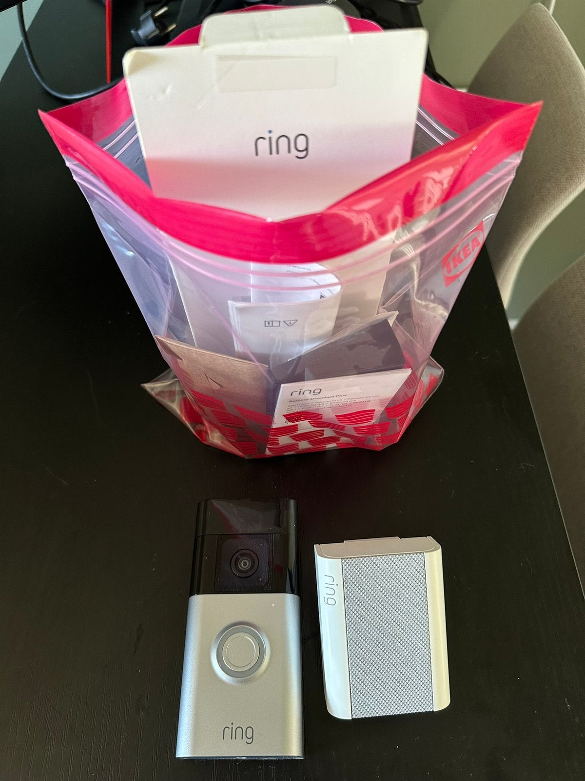 Ring Video Doorbell + Ring Chime – Compleet, Ophalen of Verzenden, Zo goed als nieuw