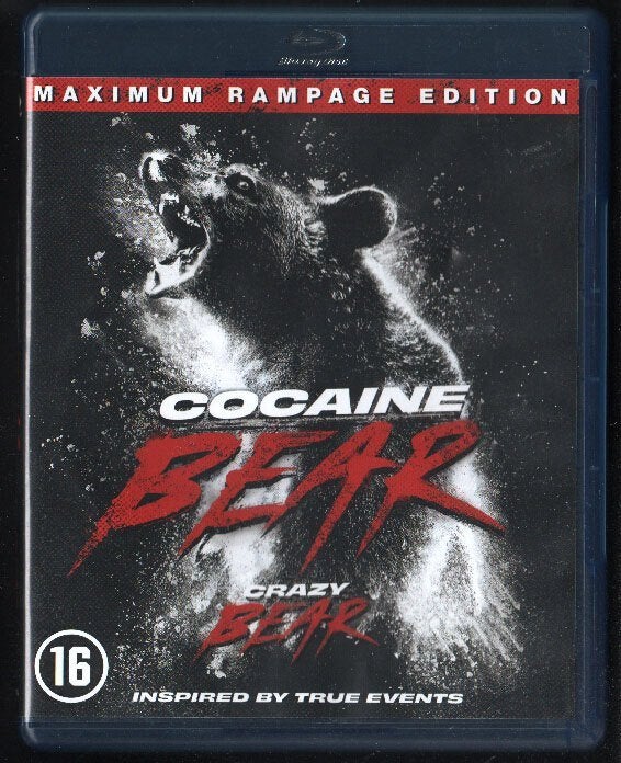Cocaine Bear aka Crazy Bear Maximum Rampage Edition Blu-ray., Horror, Vanaf 16 jaar, Film, Ophalen of Verzenden