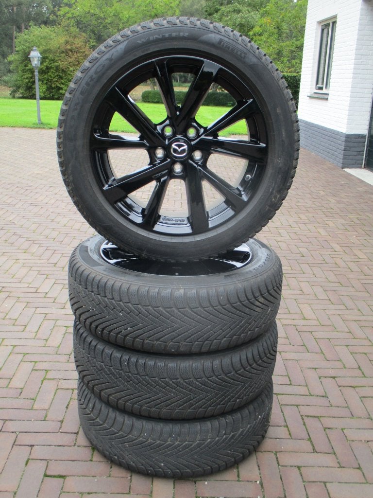 Orig. Mazda CX30 18 inch MX30 CX-30 winterbanden tpms NWST, Auto-onderdelen, 18 inch, Banden en Velgen, Personenwagen, Gebruikt