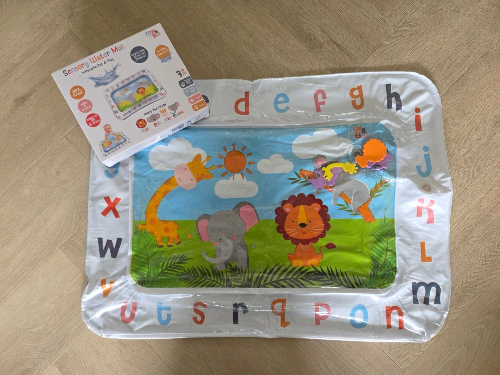 Sensory water mat voor baby tummy time, Ophalen, Zo goed als nieuw, Speelkleed