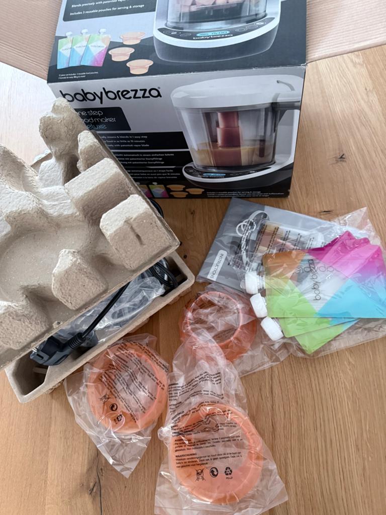 Baby Brezza foodmaker, Minder dan 1 liter, Ophalen, Zo goed als nieuw, 3 snelheden of meer