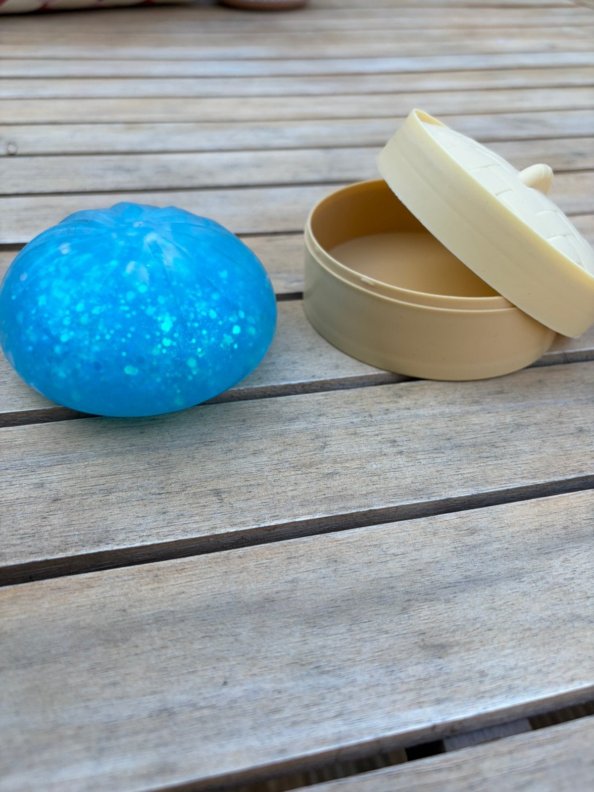 Glitter blauwe squishy dumpling, Ophalen, Overige typen