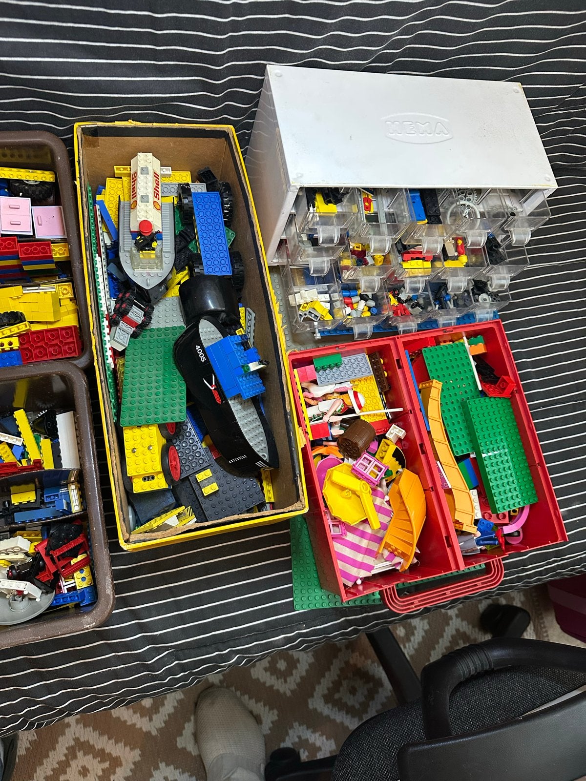 Grote partij Lego met diverse sets en onderdelen, Ophalen, Gebruikt, Lego, Losse stenen
