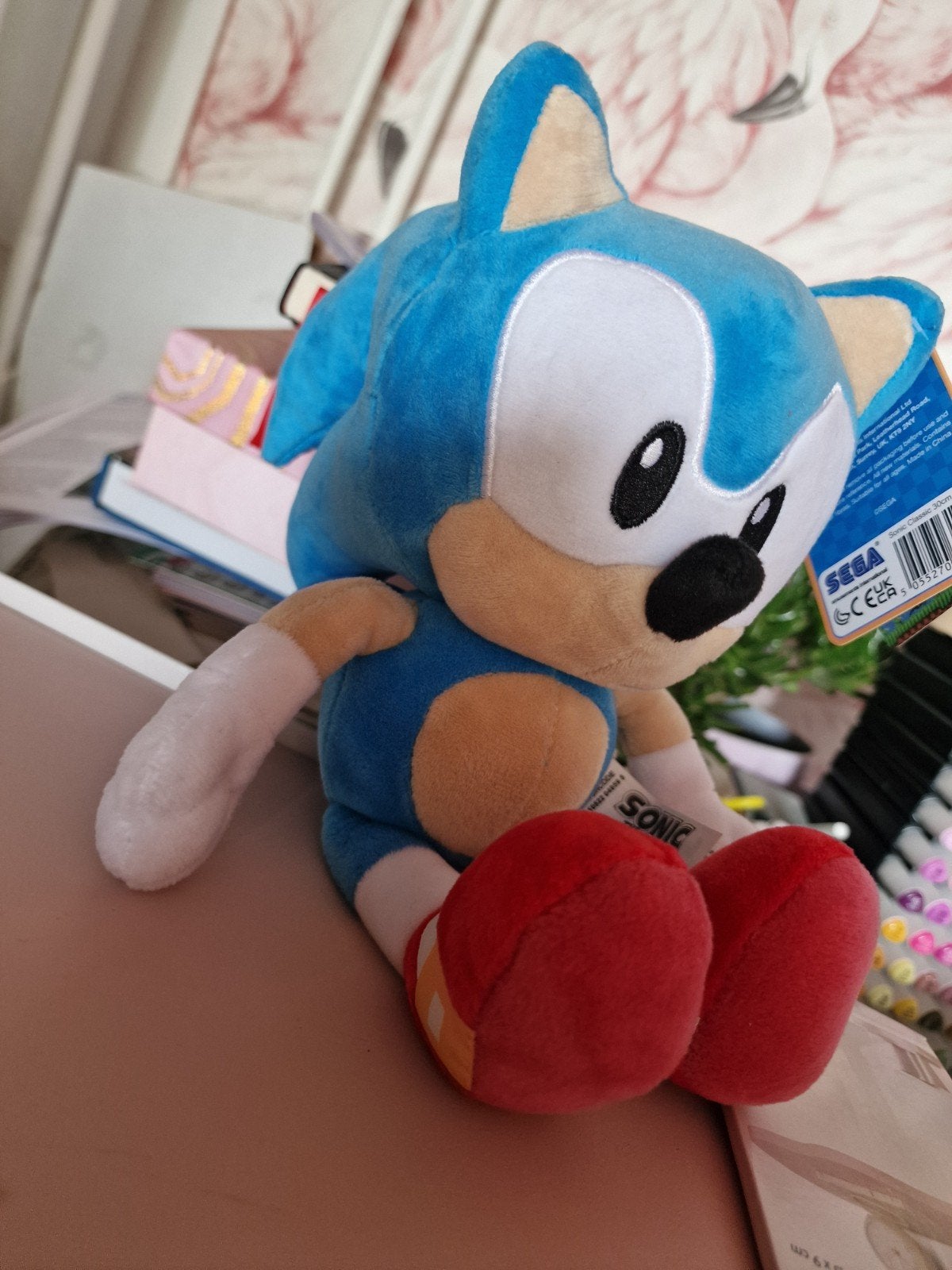 Sonic the Hedgehog knuffel - NIEUW met kaartje, Kinderen en Baby's, Overige merken, Overige karakters, Overige typen, Blauw
