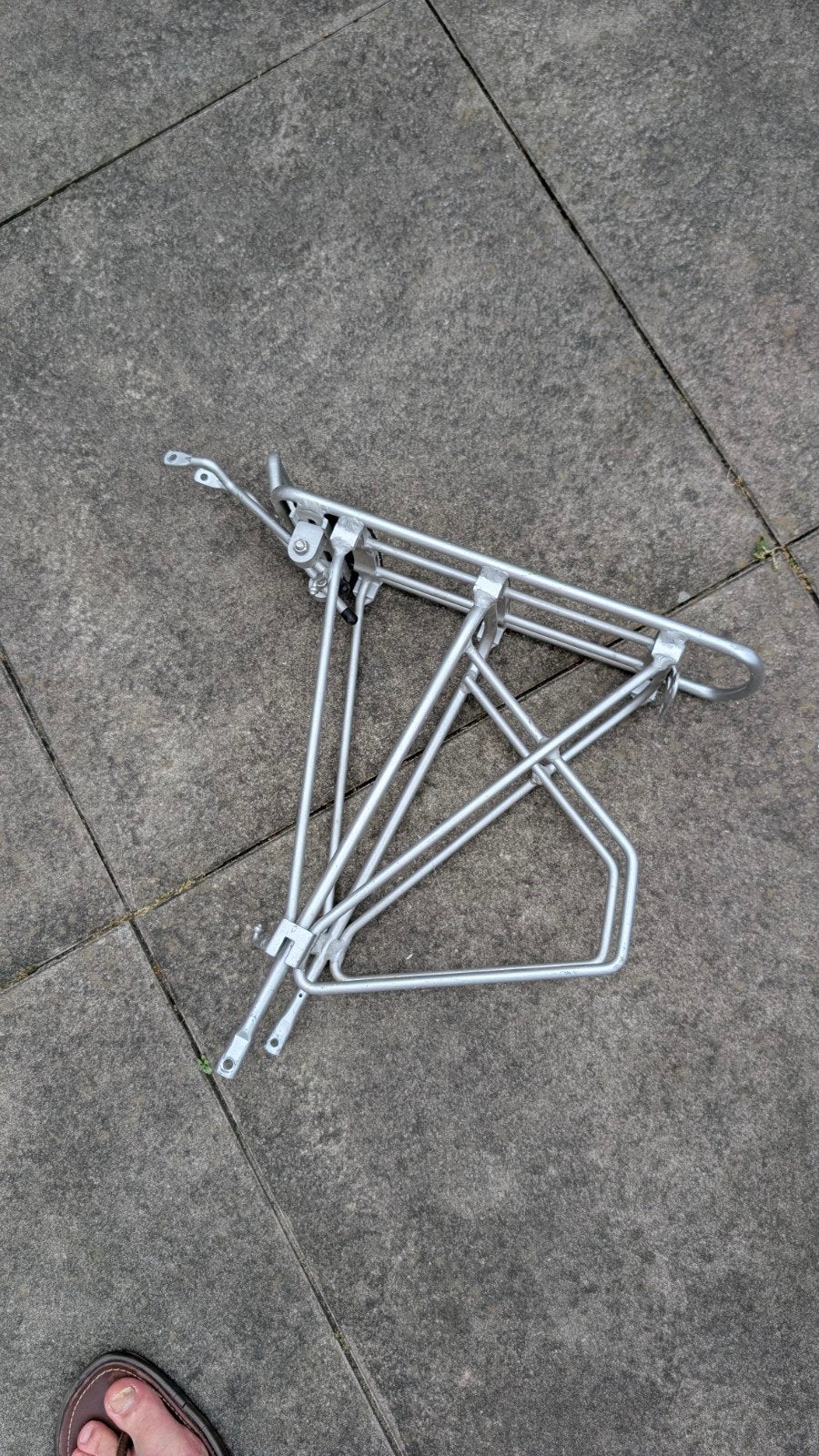 Batavus fietsendrager zilver, Ophalen, Zo goed als nieuw