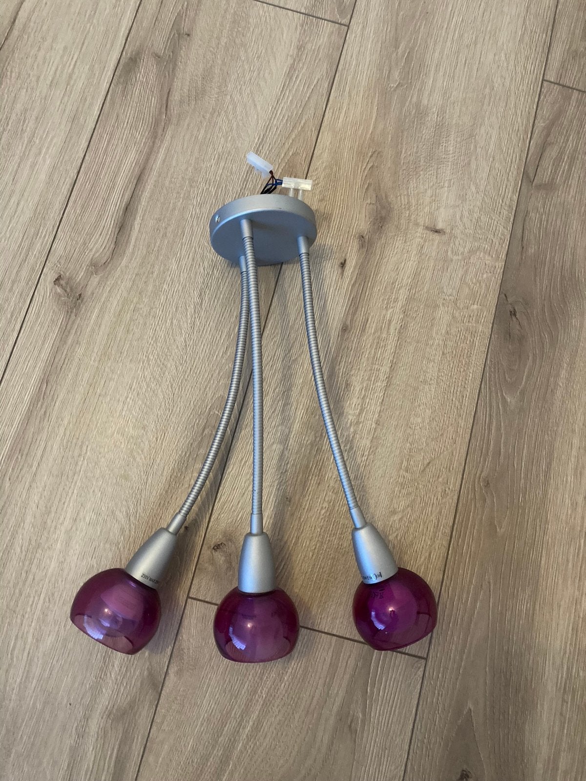 2 lampen OPHALEN, Ophalen, Zo goed als nieuw, Glas
