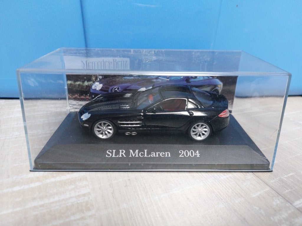 Mercedes-Benz SLR McLaren 2004 Black IXO DeAgostini 1:43, Ophalen of Verzenden, Zo goed als nieuw, Auto, Overige merken