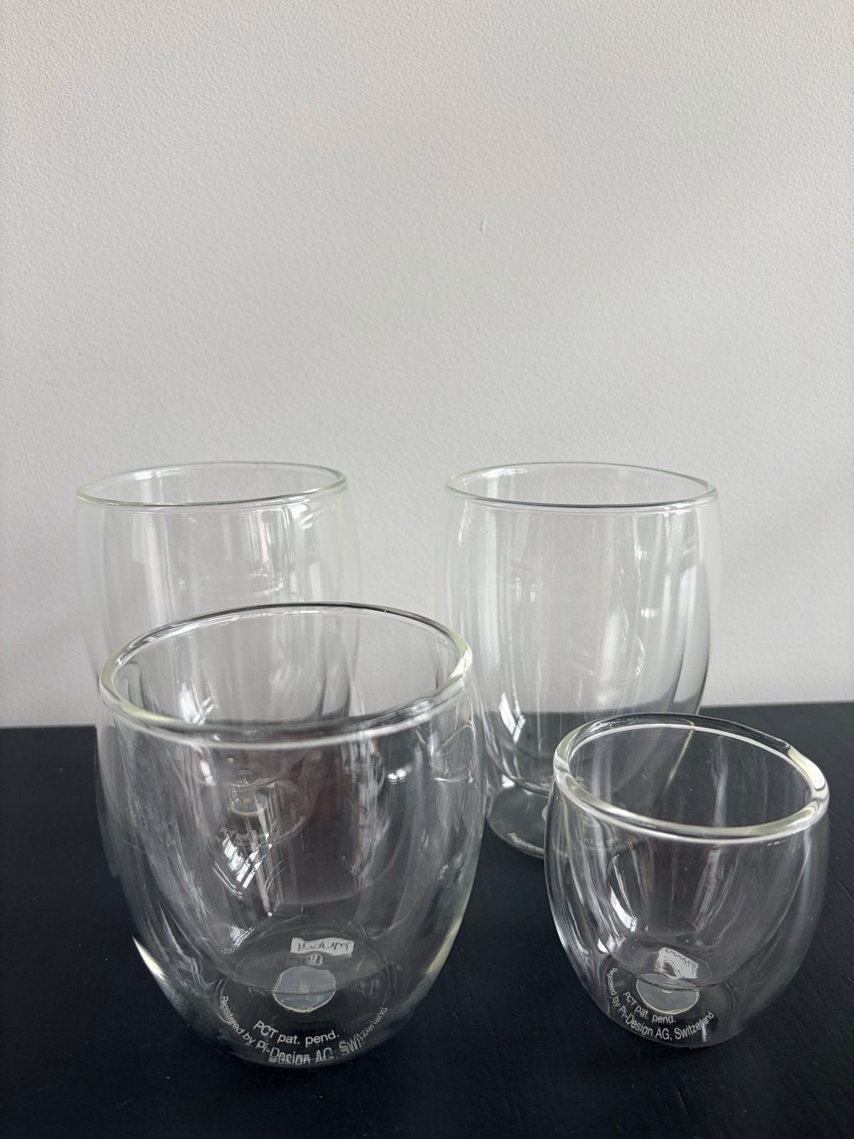 Bodum Dubbelwandige Glazen - Set van 4 (3 maten), Bodum, Ophalen of Verzenden, Glas, Overige typen