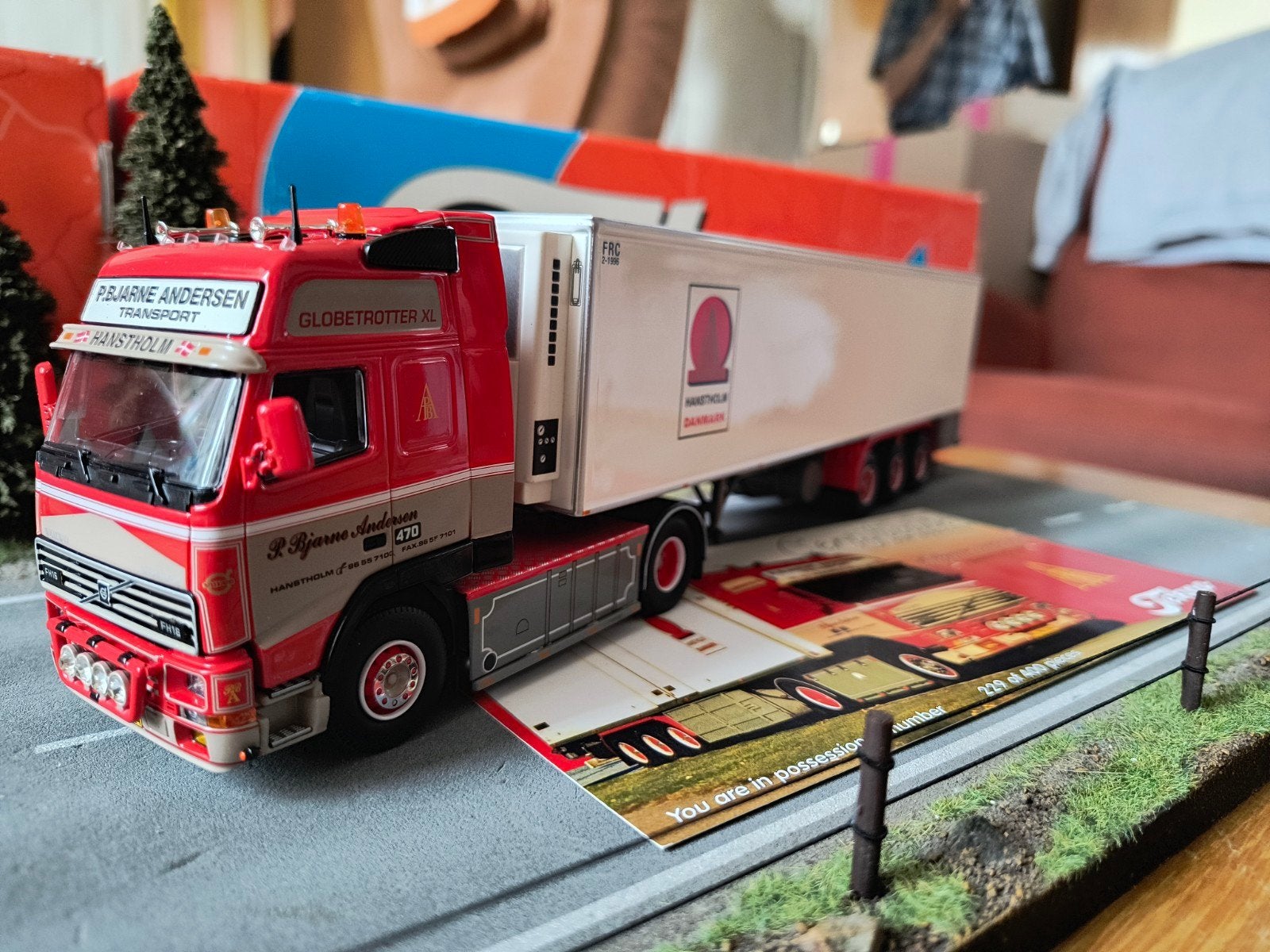 Tekno Volvo Bjarne Andersen, Ophalen of Verzenden, Zo goed als nieuw, Bus of Vrachtwagen, Tekno