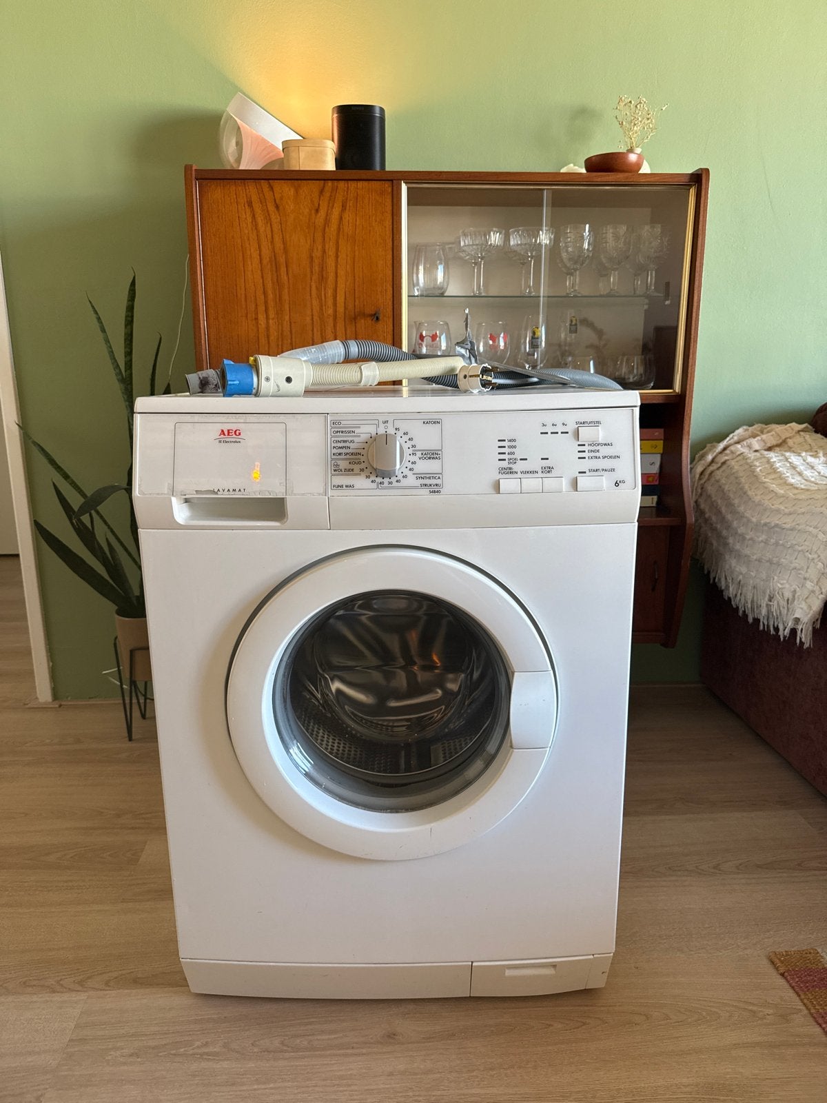 AEG wasmachine, Ophalen, Gebruikt, Handwasprogramma, Voorlader