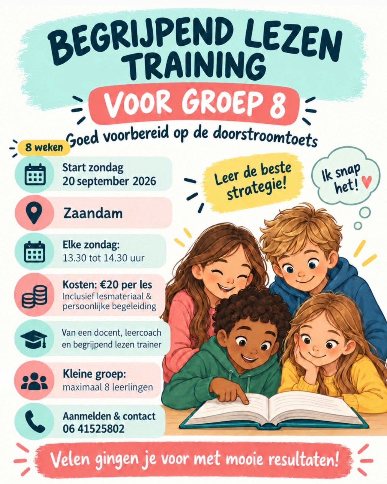 TOP training Begrijpend lezen groep 8 Zaandam
