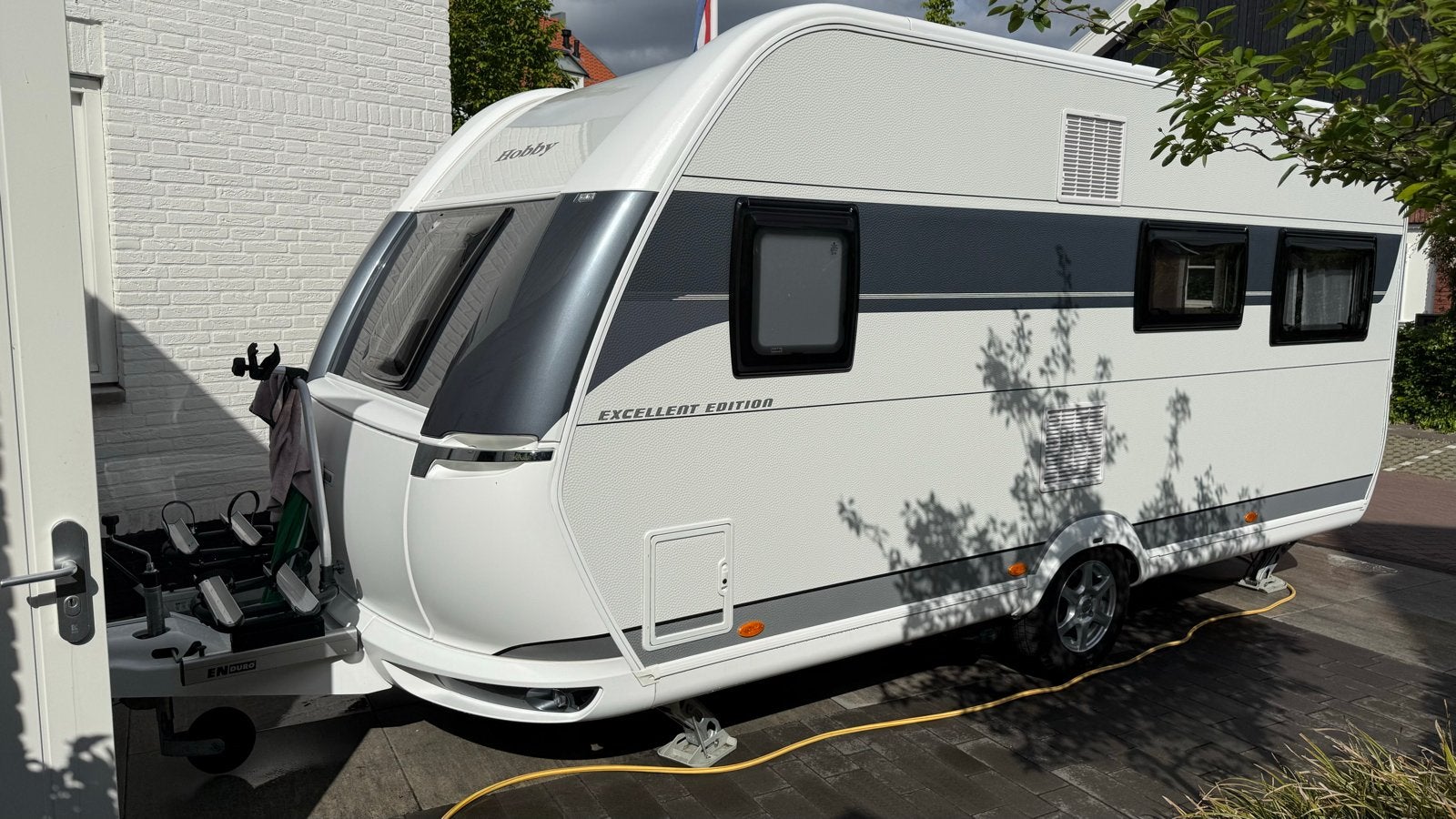 Hobby 460 UFe 2022 | E&P | Airco | Mover | 1e eigenaar, Caravans en Kamperen, Rondzit, Hobby, Frans bed, Particulier