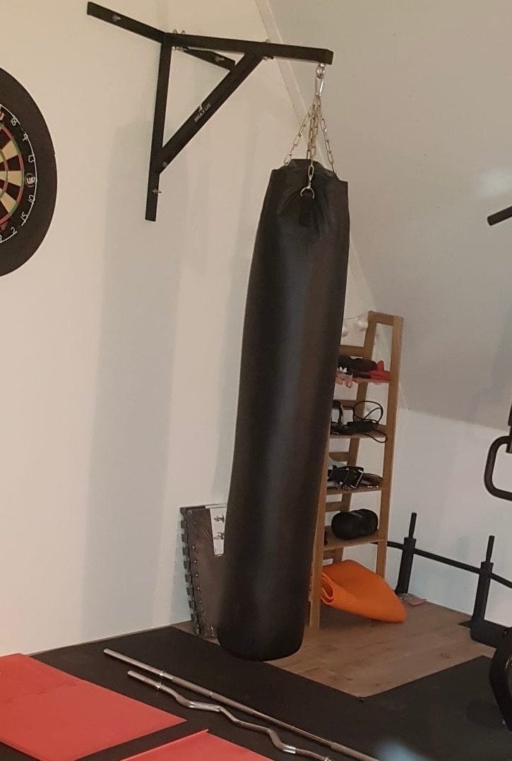 Bokszak met standaard - 170 cm, Ophalen, Gebruikt, Bokszak