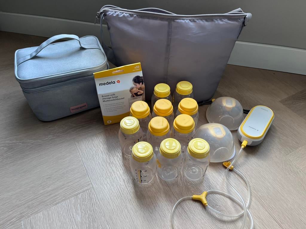 Compleet medela kolfpakket - handsfree, Kinderen en Baby's, Babyvoeding en Toebehoren, Ophalen of Verzenden, Zo goed als nieuw