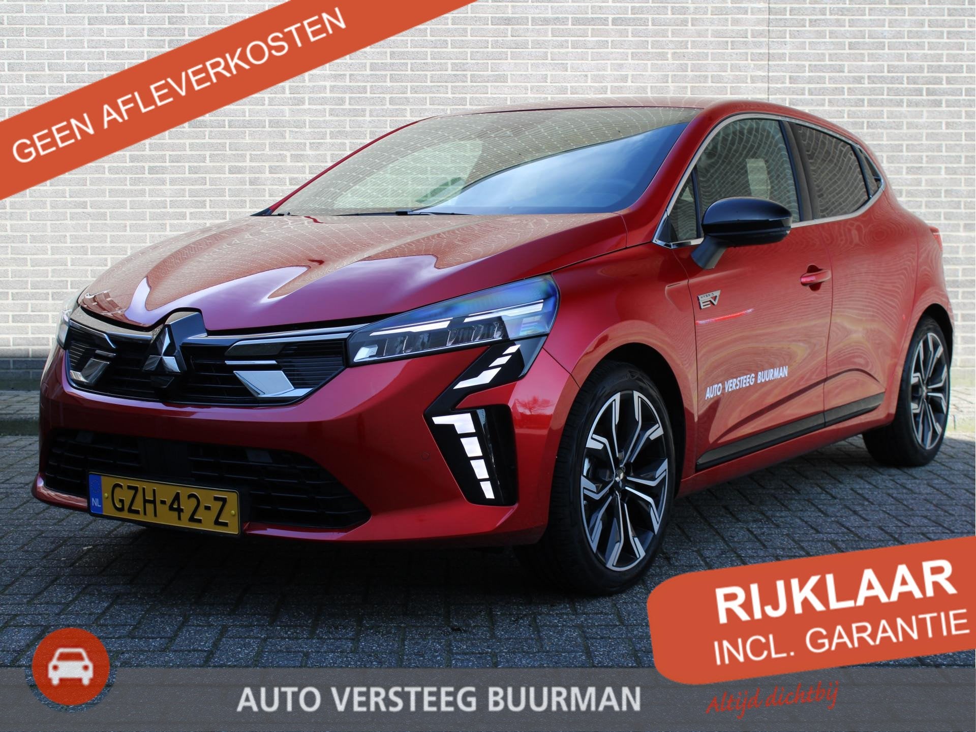 Mitsubishi Colt 1.6 HEV First Edition Automaat, Cruise/Clima, 12 maanden, Leder en Stof, Colt, Origineel Nederlands