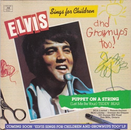 ELVIS PRESLEY - Puppet On A String 7"