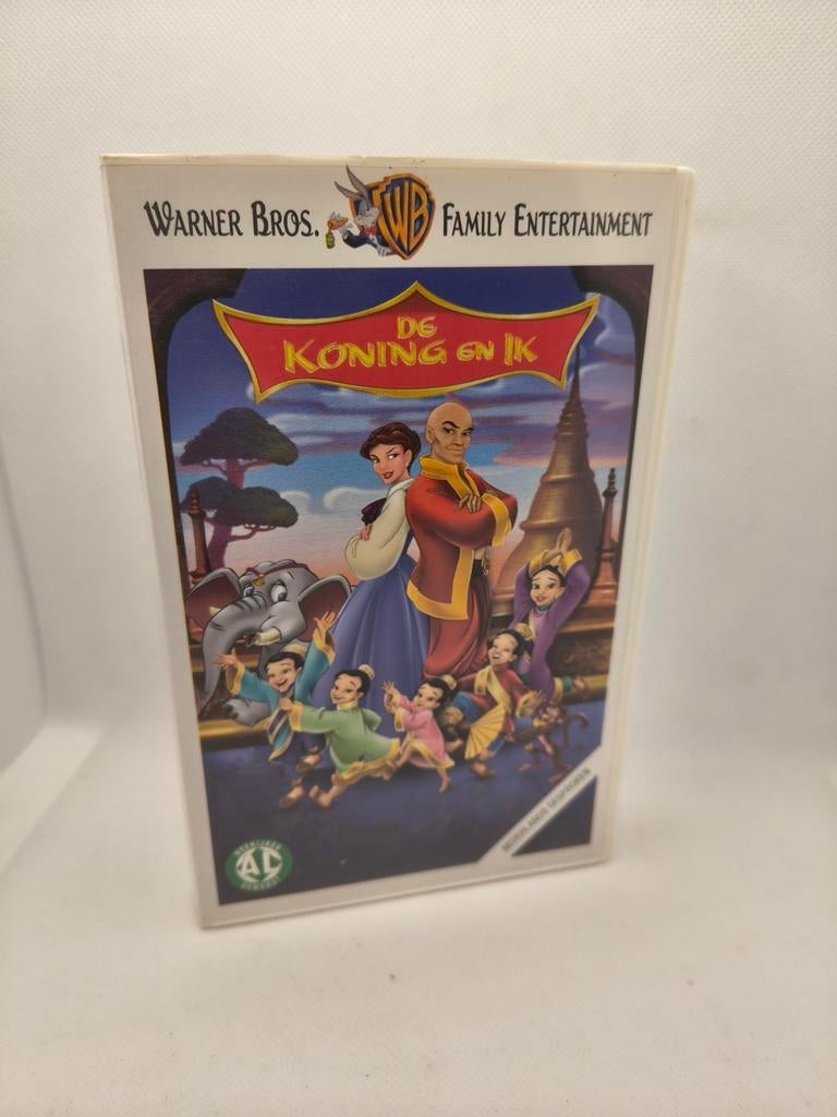 Warner Bros de koning en ik VHS, Alle leeftijden, Ophalen of Verzenden, Gebruikt