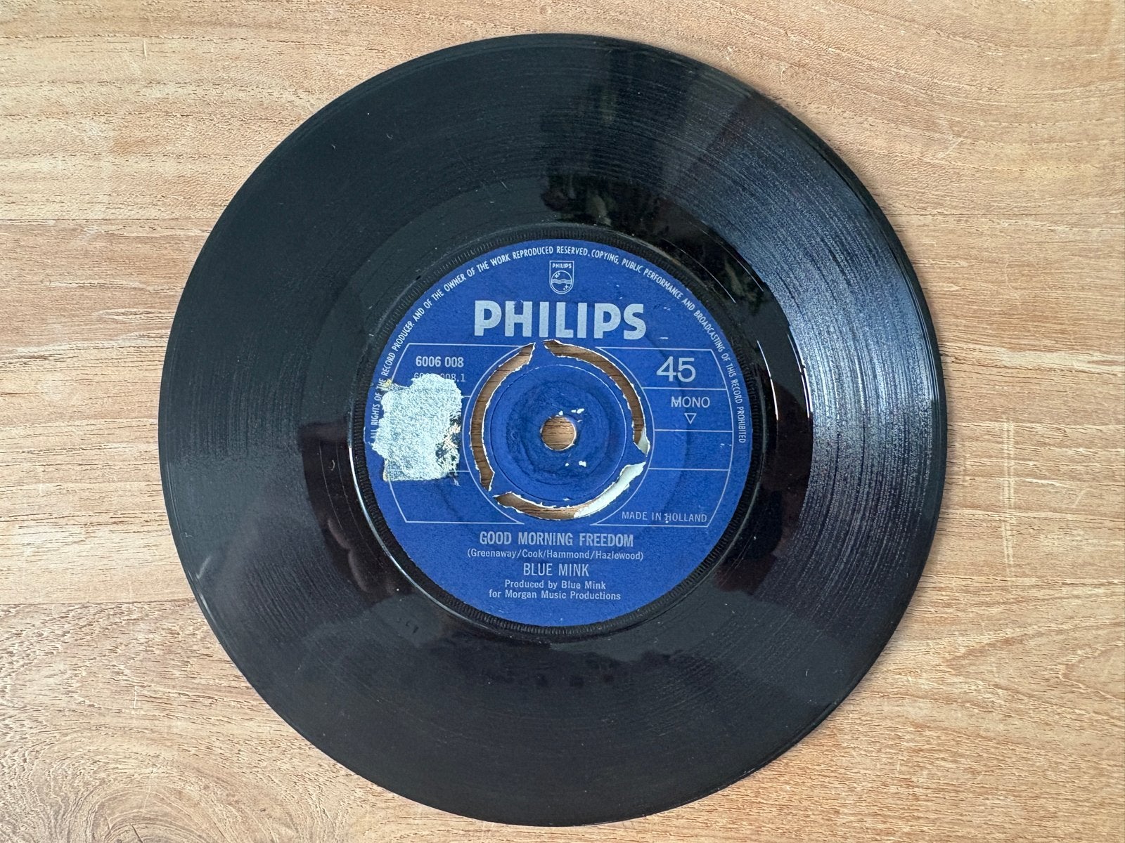Blue Mink - Good Morning Freedom (Single) 035, Ophalen of Verzenden, Gebruikt, Pop