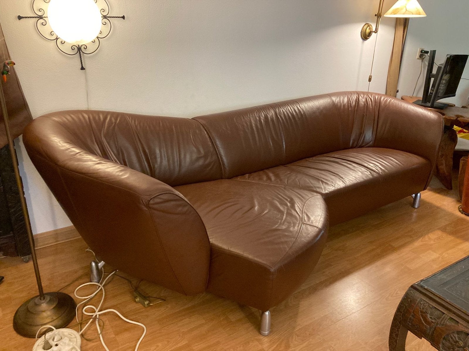 Leolux bankstel en stoelen, Ophalen, Gebruikt, Hoekbank, 300 cm of meer