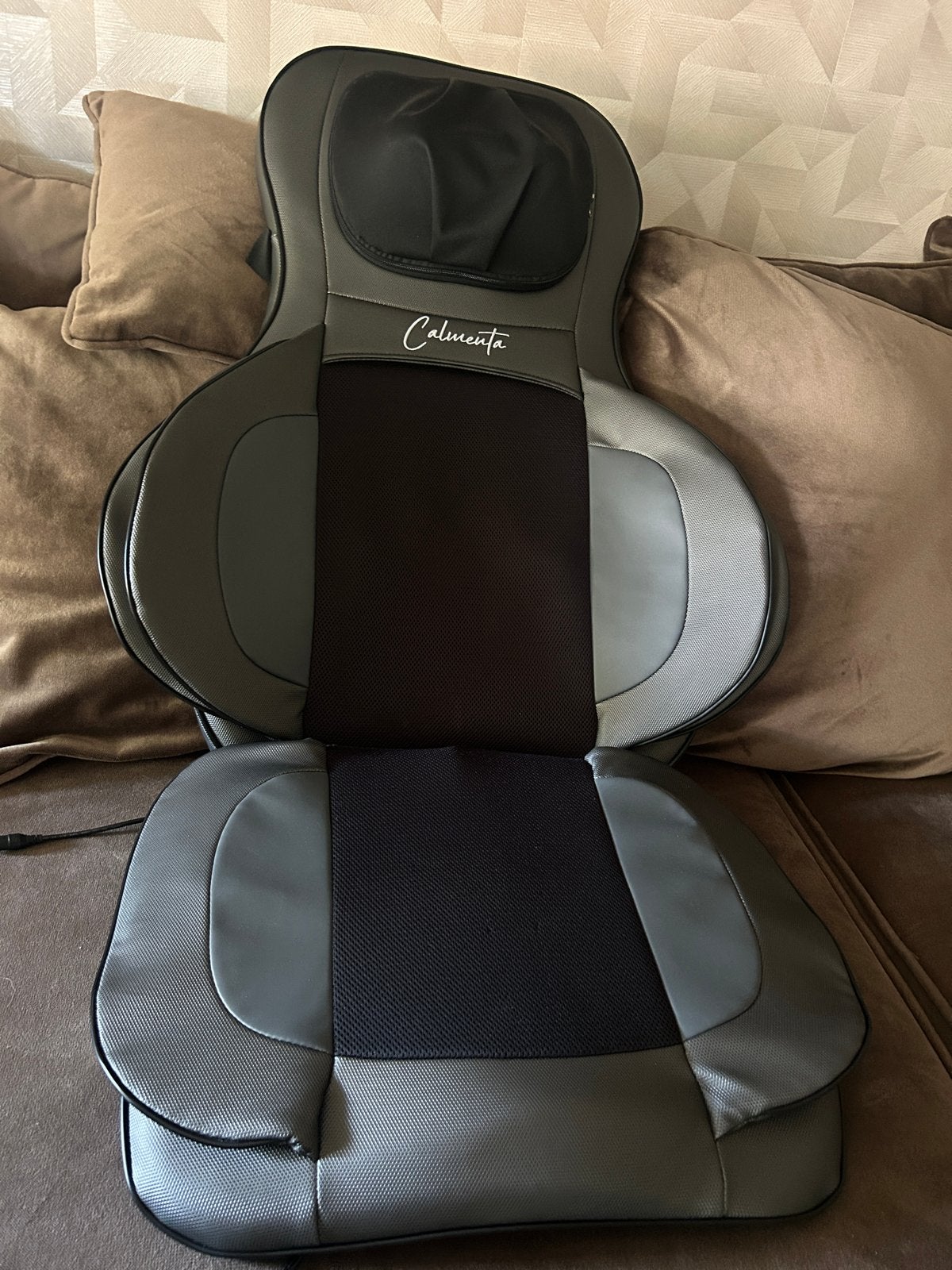 Calmenta Massagestoel Kussen met Warmte en Vibratie, Ophalen of Verzenden, Zo goed als nieuw, Massagestoel of Kussen
