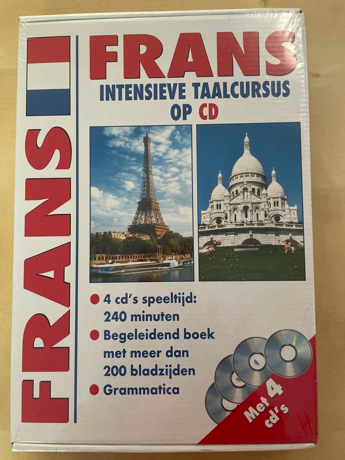 Frans: Intensieve Taalcursus op CD (4 CD's + boek), Ophalen of Verzenden, Nieuw, Non-fictie