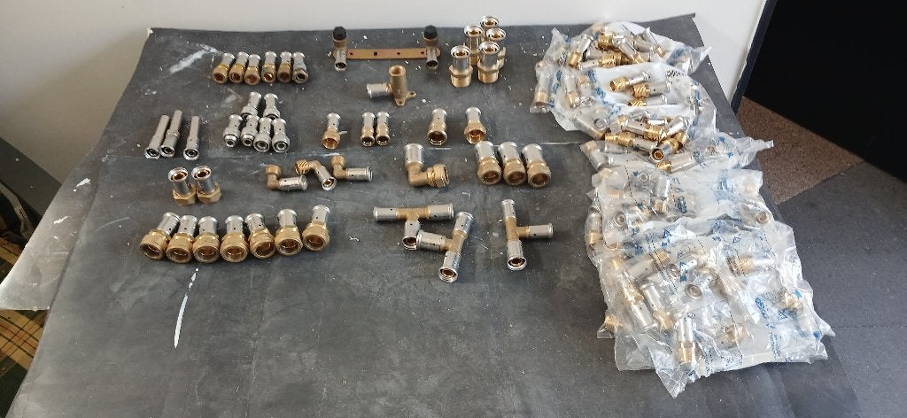 Henco persfitting knelfitting koppeling nieuw, Ophalen of Verzenden, Nieuw, Koper, Overige typen