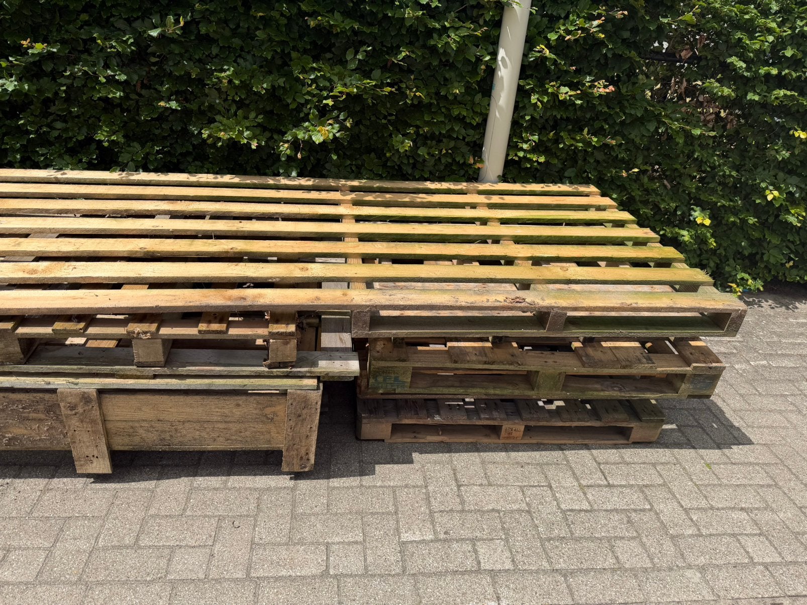 Houten pallets GRATIS op te halen, Doe-het-zelf en Verbouw, Hout en Planken, Ophalen, Gebruikt, 300 cm of meer, Overige houtsoorten