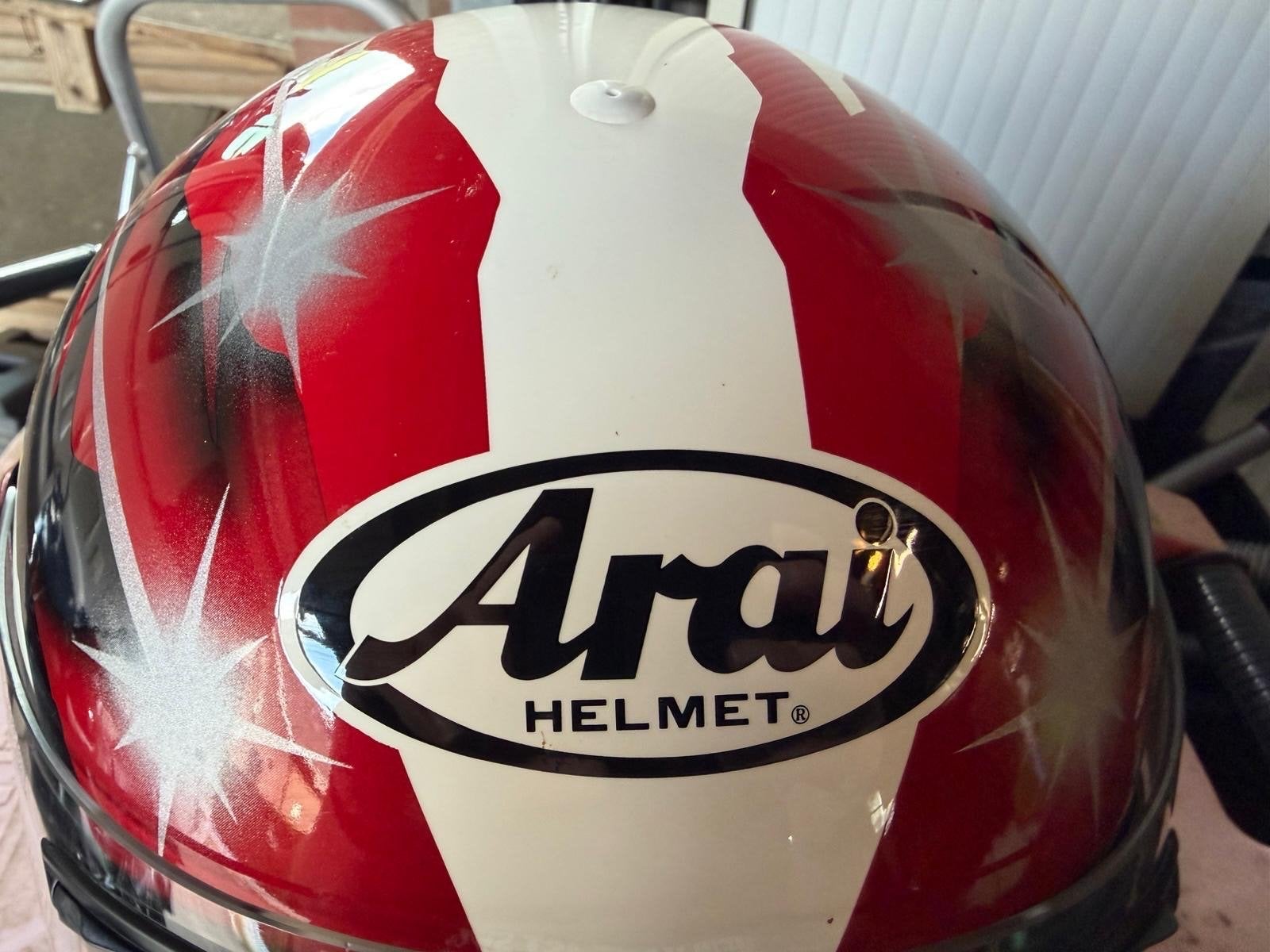 Arai Quart glasvezel motorhelm - Maat L - Decoratie/Verzamel, Ophalen, Arai, Heren, Arai