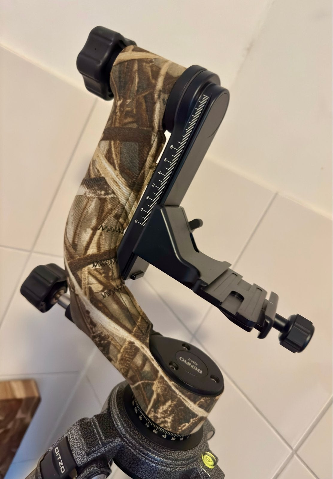 Benro GH2 Gimbal Head, Benro, Ophalen of Verzenden, Zo goed als nieuw, Inclusief draagtas