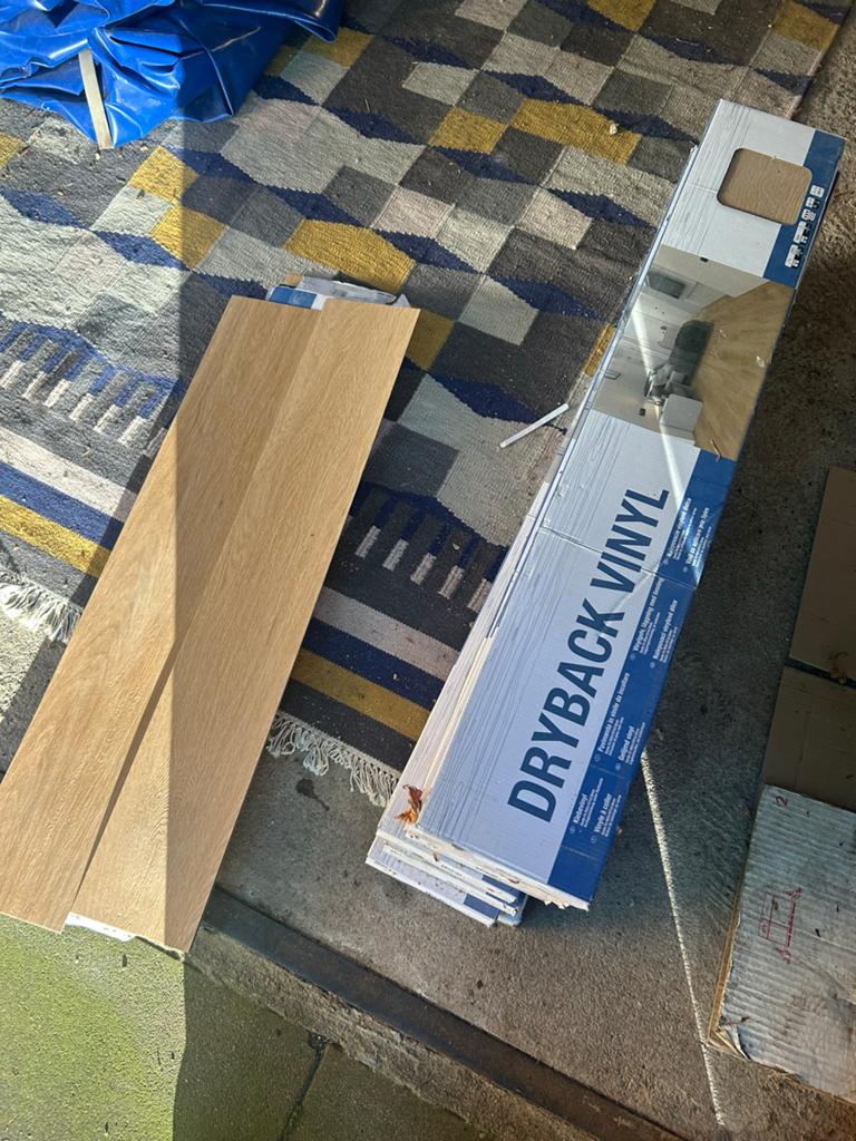 Nieuw PVC laminaat - Dryback Vinyl, Huis en Inrichting, Stoffering | Vloerbedekking, Ophalen, Zo goed als nieuw, Minder dan 10 m²