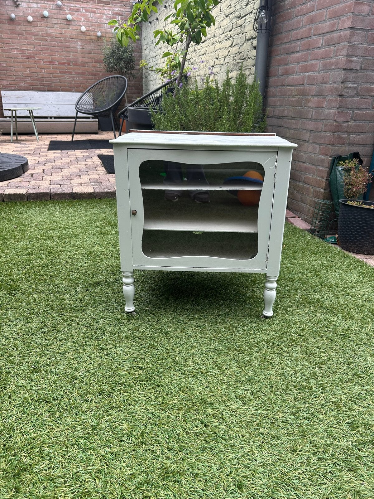Leuk oud kastje op wieltjes - Opknapper, Ophalen, Gebruikt
