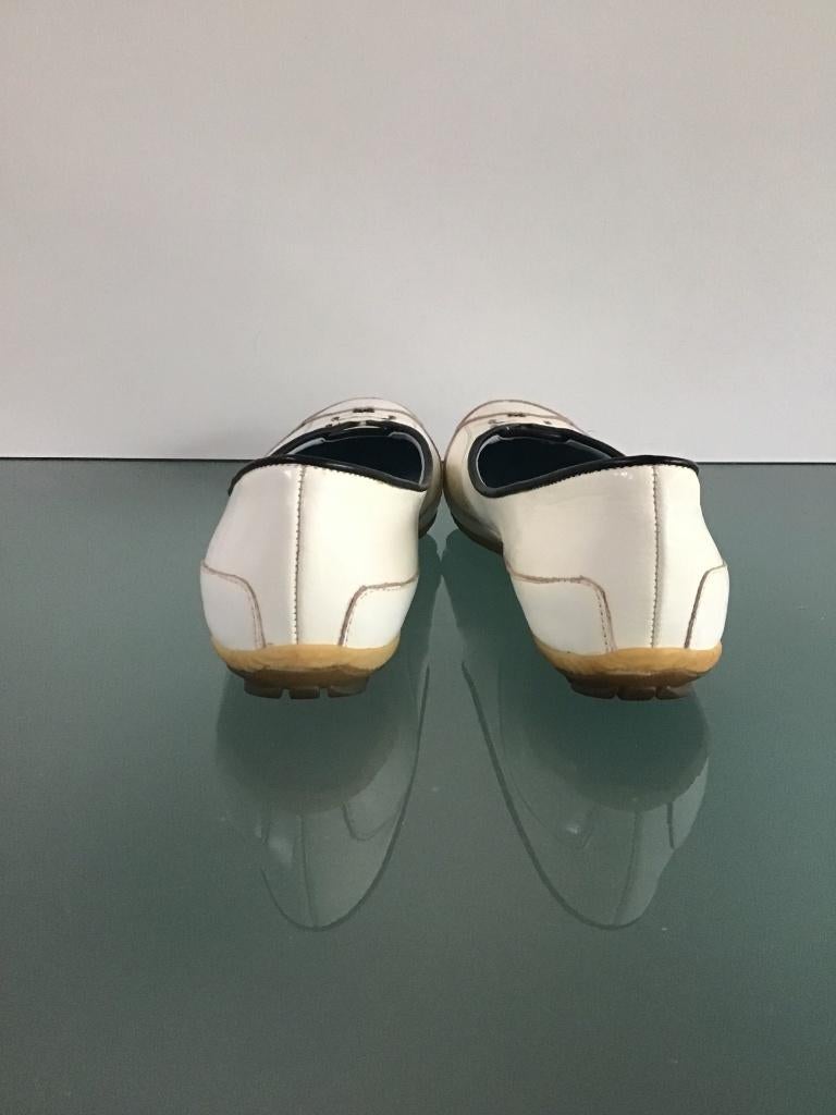 Witte lak ballerina’s 38 | navy vibe | Gratis verzenden, Verzenden, Wit, Nieuw, Ballerina's