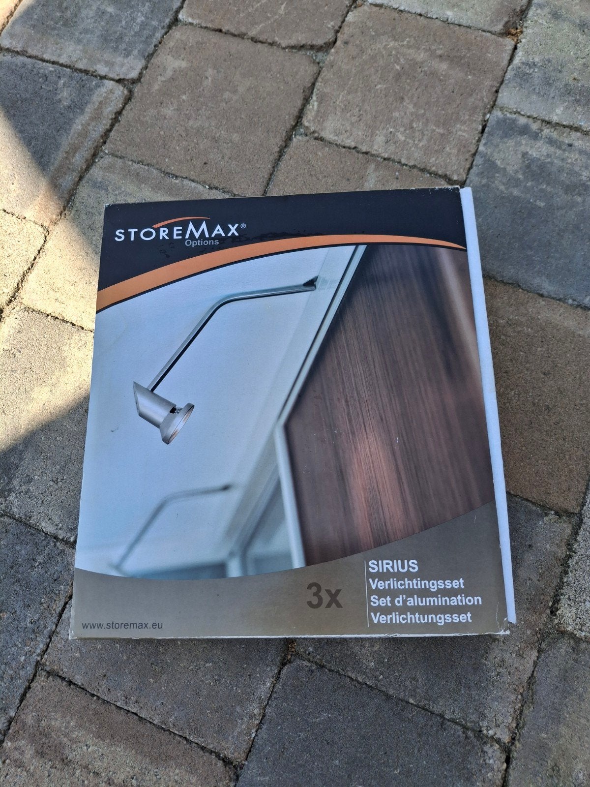 Storemax Sirius Halogeen Kastverlichting Set (3x), Metaal, Overige merken, Industrieel, Nieuw