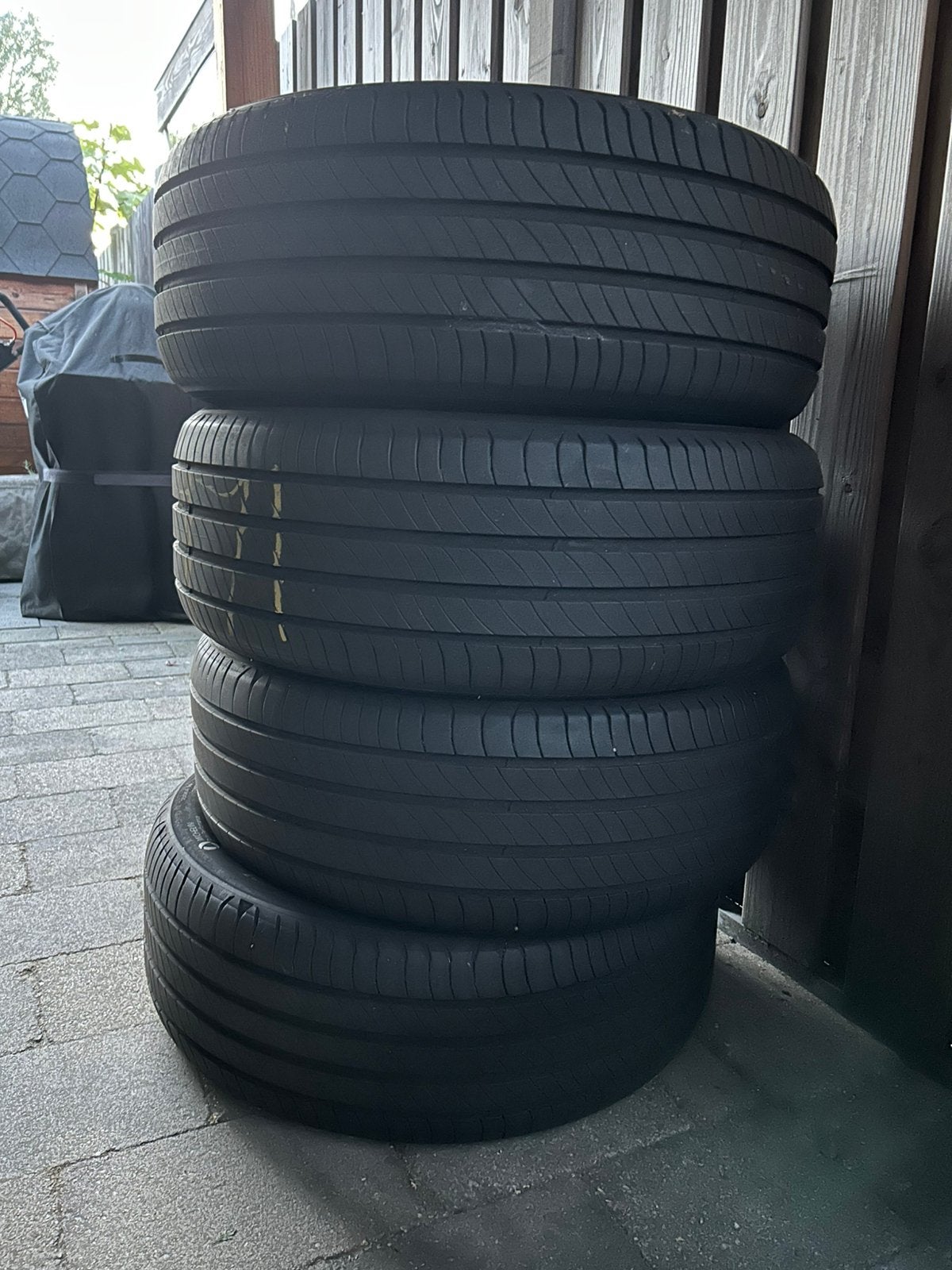 4 Michelin Primacy zomerbanden 19 inch-235/50 R19, Ophalen, Gebruikt