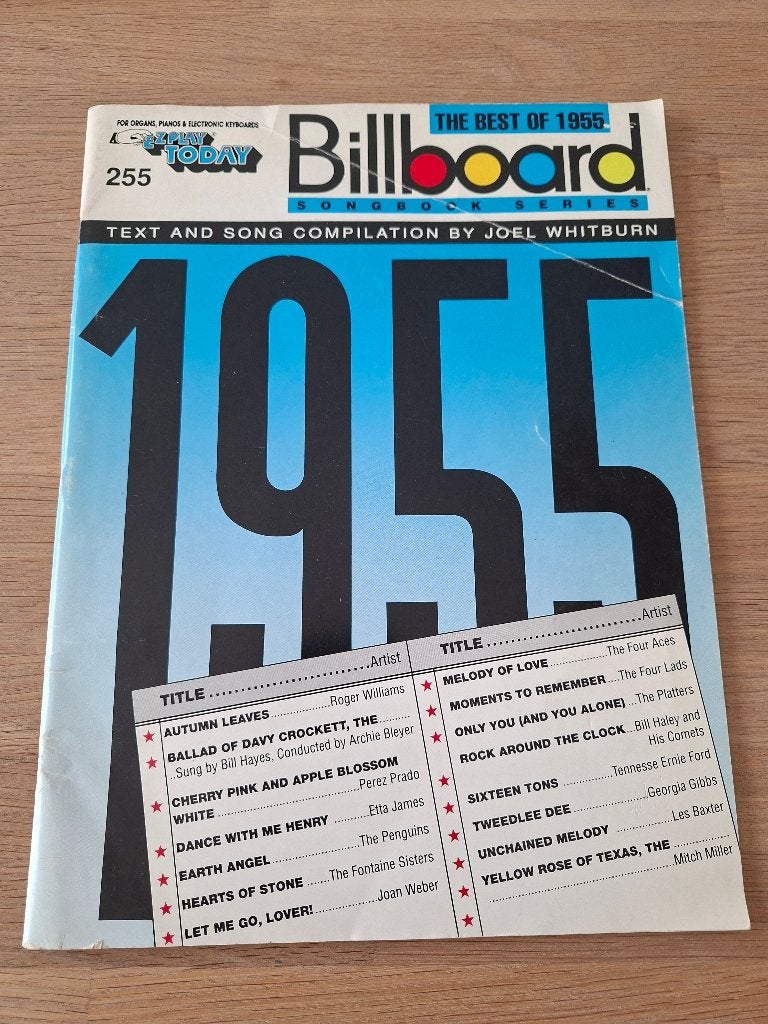 Billboard Songbook 1955, Muziek en Instrumenten, Bladmuziek, Gebruikt, Overige soorten, Ophalen of Verzenden, Keyboard