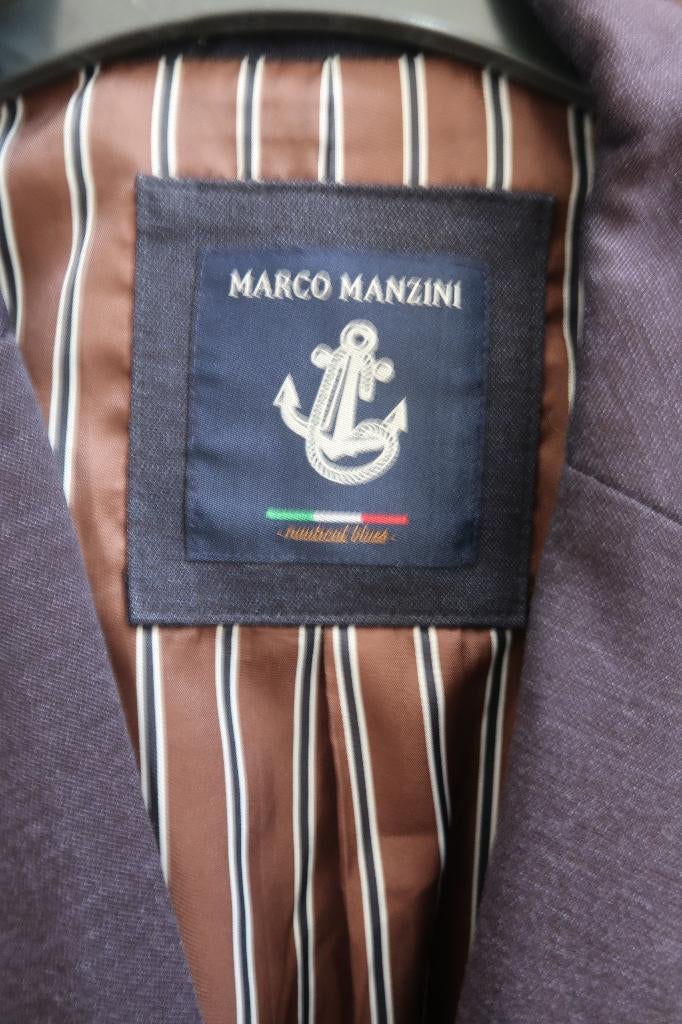 Marco Manzini geweldige heren blazer blauw 56/58, Kleding | Heren, Blauw, Marco manzini, Maat 56/58 (XL), Ophalen of Verzenden