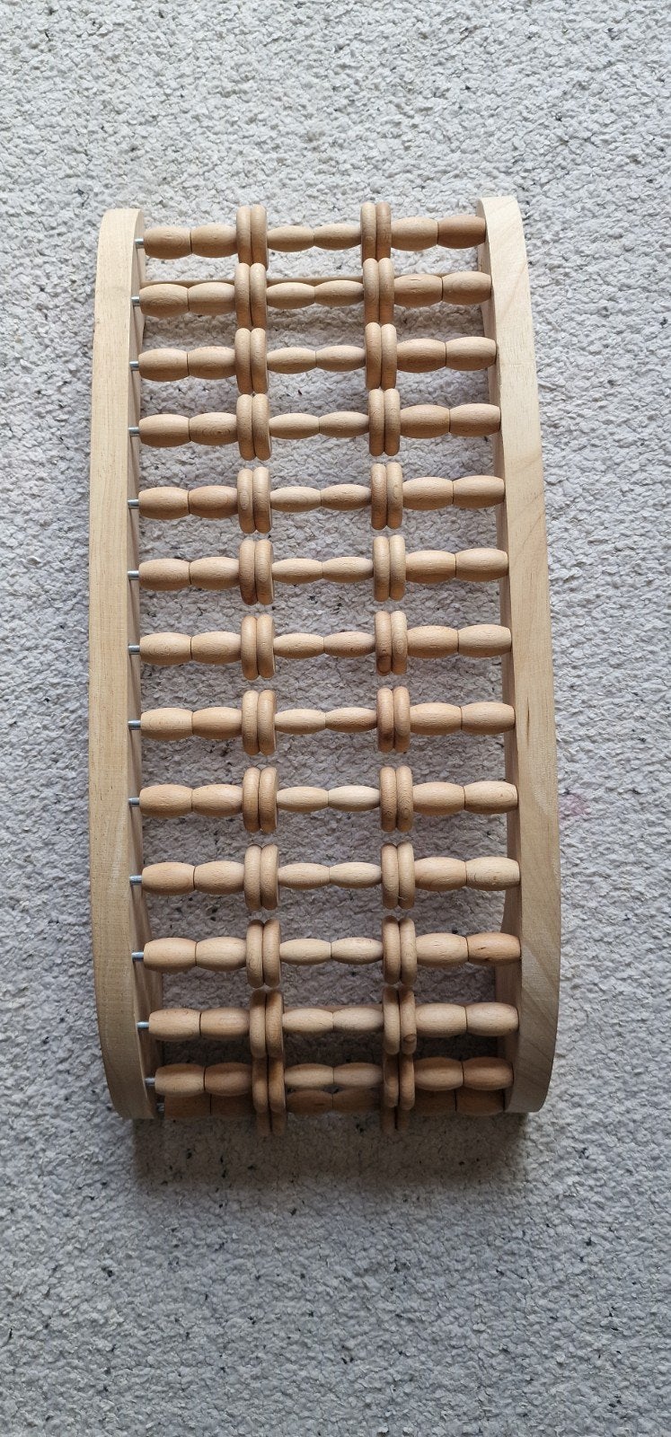 Houten backstretcher massageapparaat voor rug, Sport en Fitness, Ophalen of Verzenden, Gebruikt, Apparaat