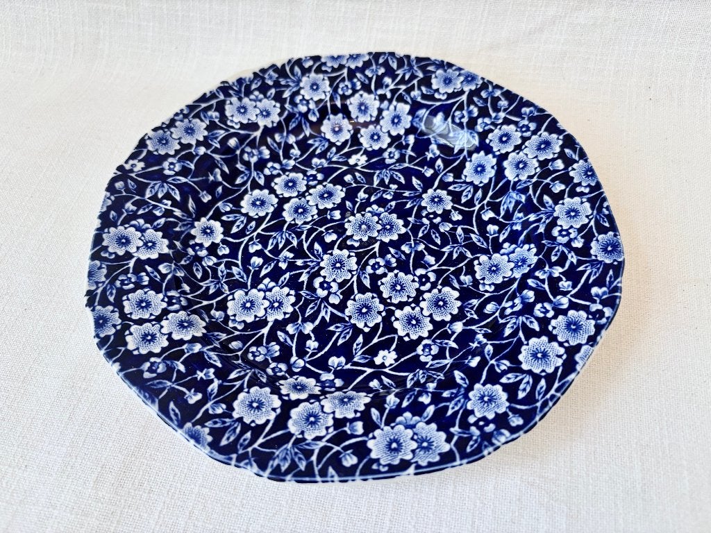 Burleigh - Blue Calico, Huis en Inrichting, Overige merken, Verzenden, Zo goed als nieuw, Bord(en)