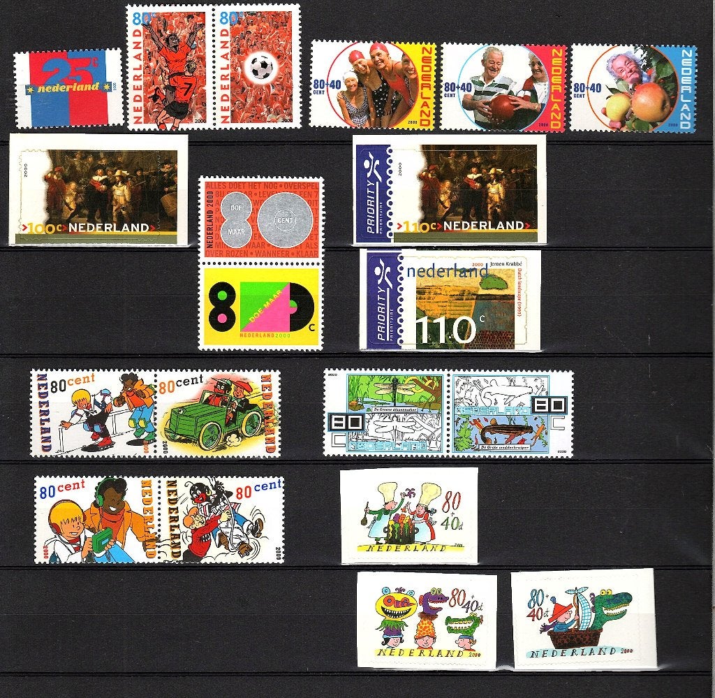 Jaarcollectie 2000 postfris, Postzegels en Munten, Postzegels | Nederland, Ophalen of Verzenden, Na 1940, Postfris
