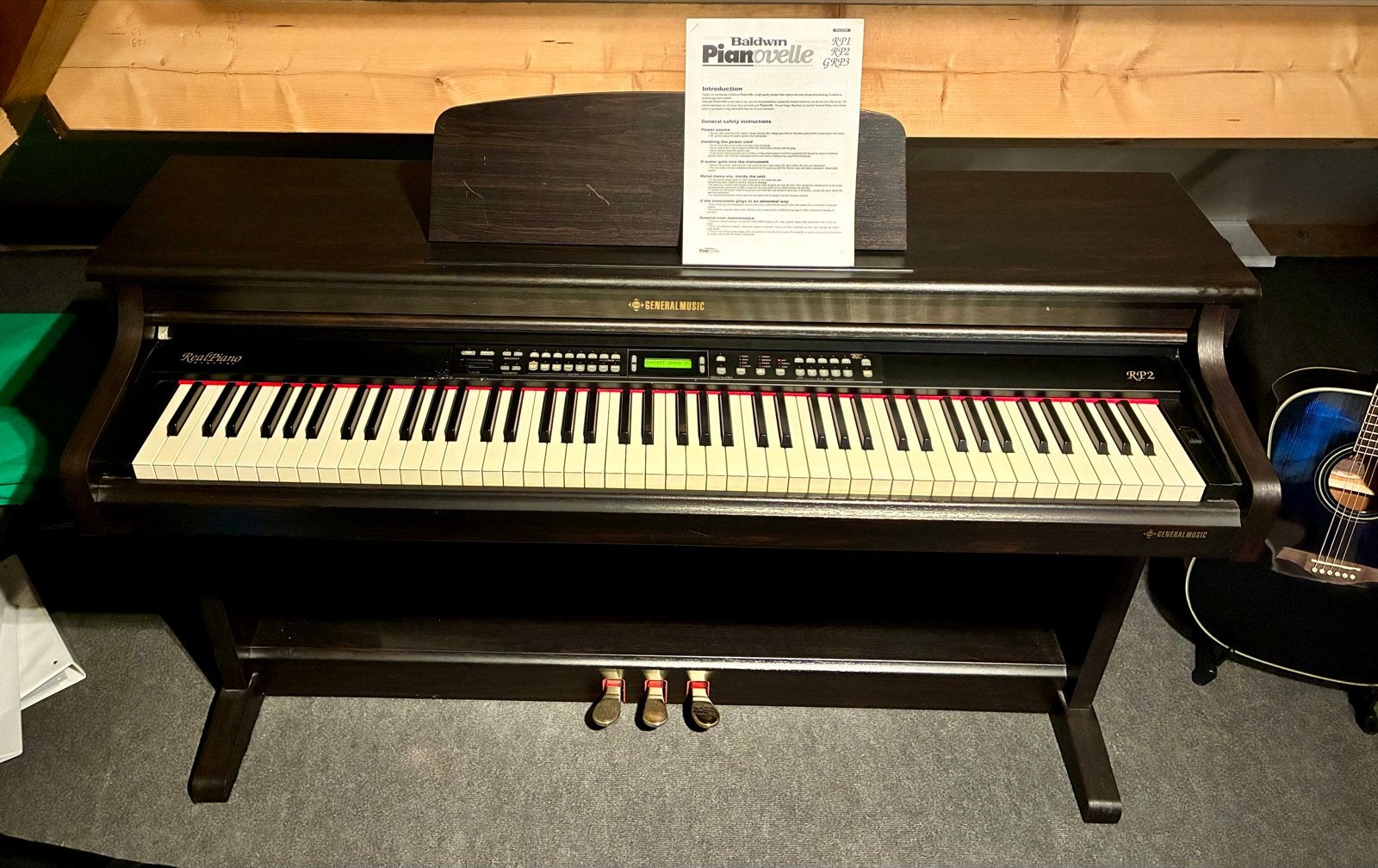 Generalmusic RP2 Digitale Piano, Ophalen, Gebruikt, Bruin, Digitaal