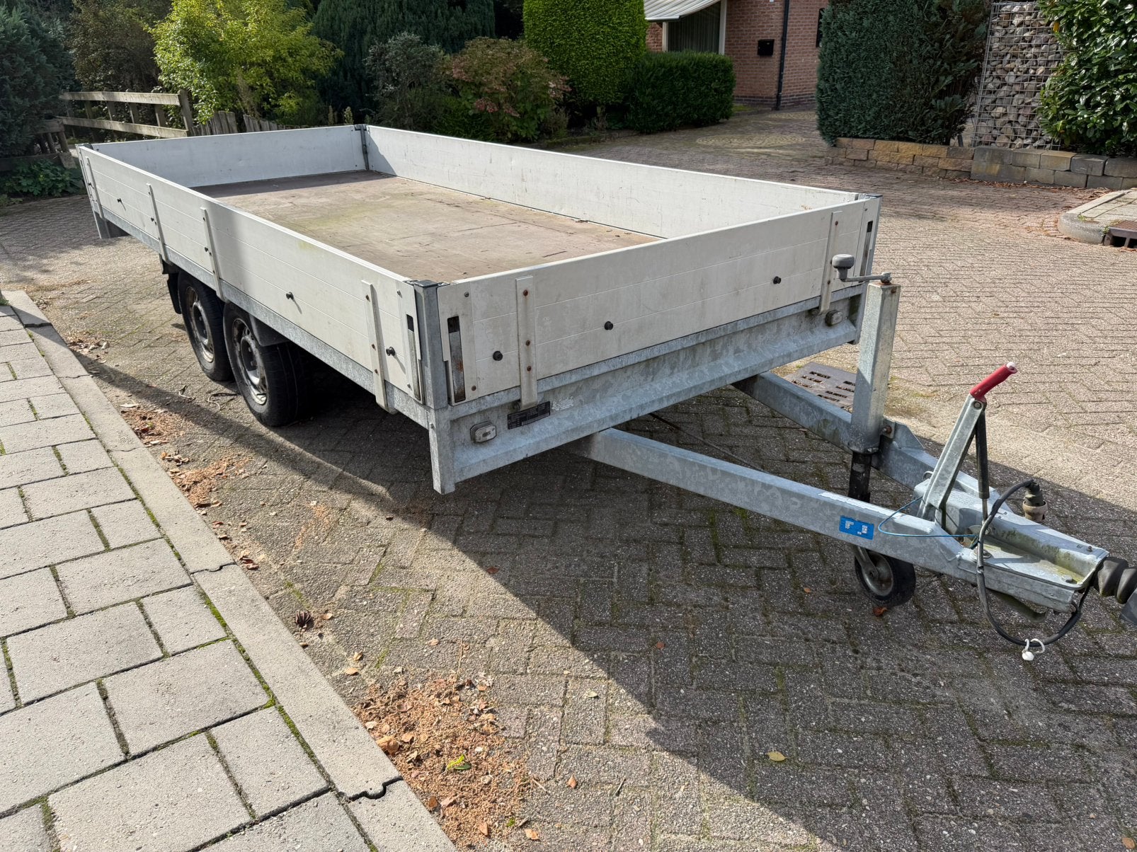 Anssems PSX 2000 tandemasser 405x178 cm – 2000 kg – geremd, Ophalen, Gebruikt