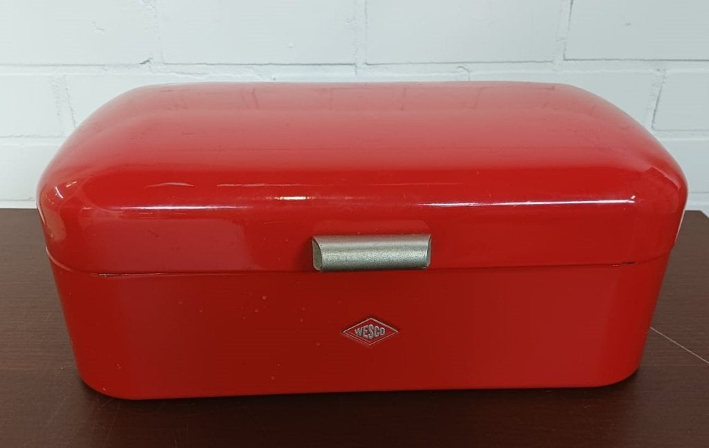 Wesco broodtrommel, Gebruikt, Ophalen of Verzenden, Broodtrommel, Rood