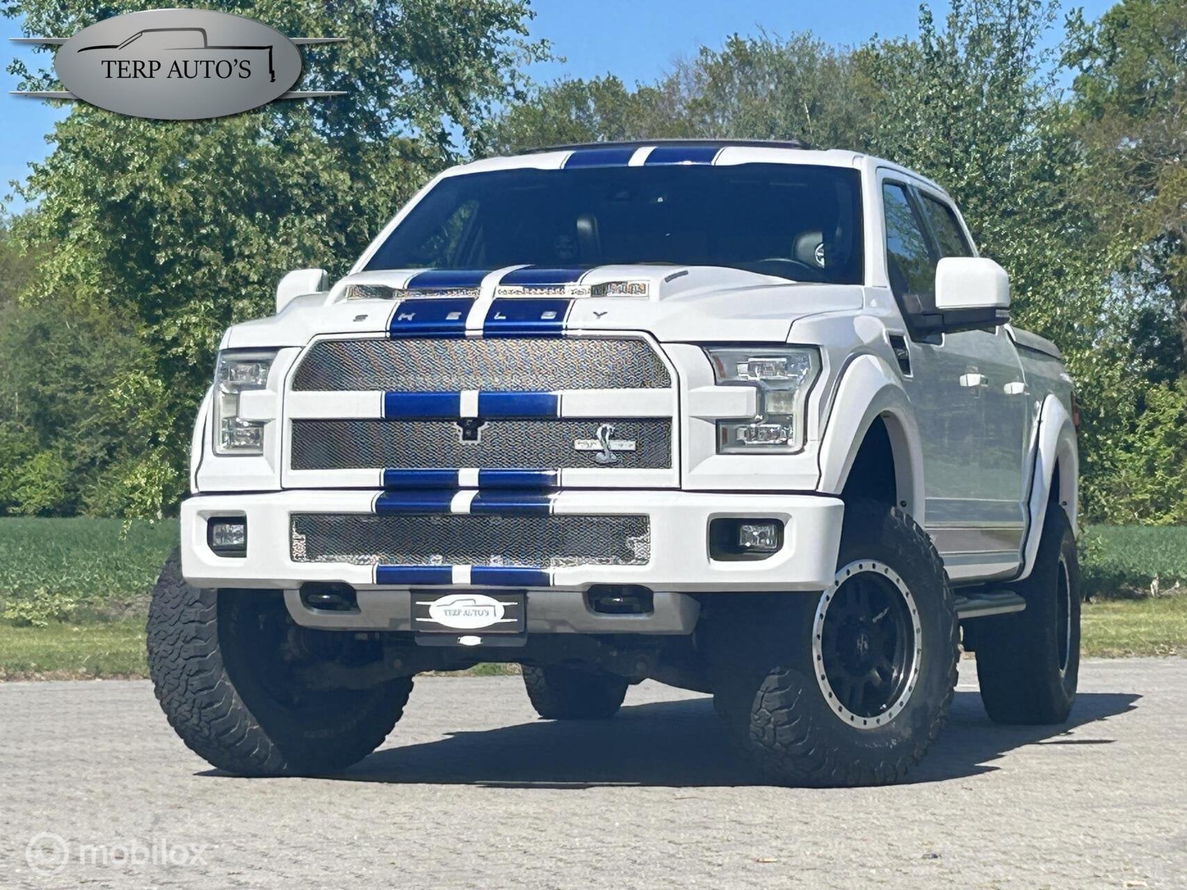 Ford F150 Shelby 5.0 V8 Supercharged 750pk Marge!, Automaat, Gebruikt, Wit, Leder