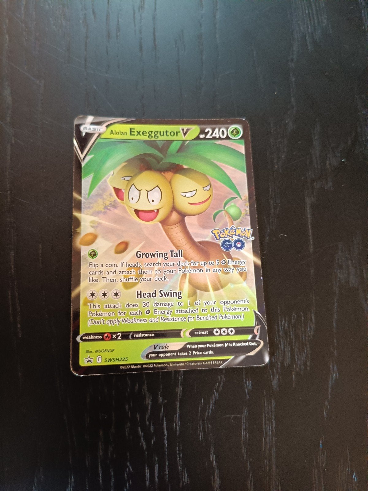 Alolan Exeggutor V Pokémon Go Kaart, Ophalen of Verzenden