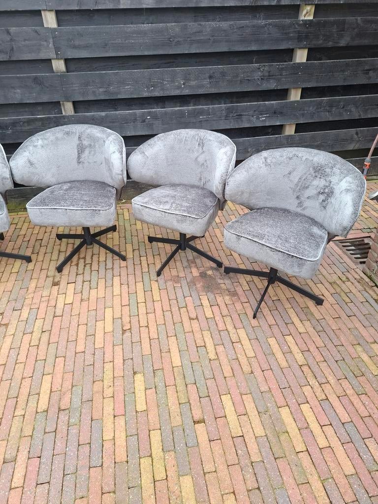 Nieuwe industriële eetkamerstoelen van merk Persie, Huis en Inrichting, Ophalen of Verzenden, Vijf, Zes of meer stoelen